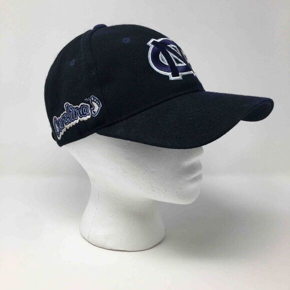NC North Carolina Tar Heels Baseball Cap Blue Wool Blend Zephyr Grapf-X One Size - Picture 3 of 11